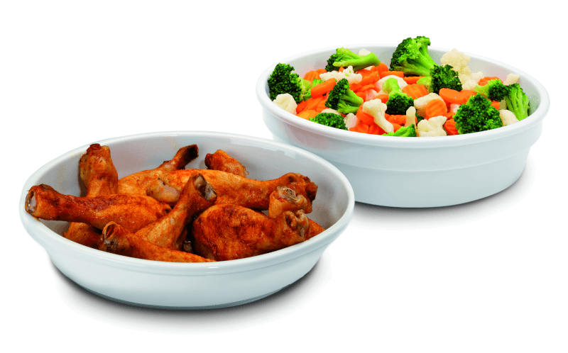 Bild von zwei Tellern mit Essen